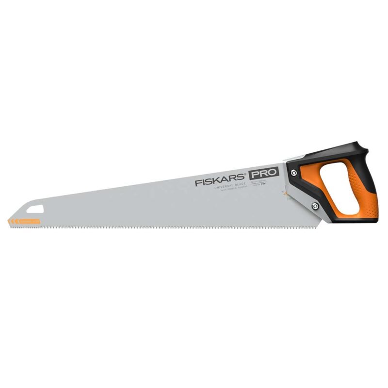 pro power tooth fine cut hand saw 55 cm 11 tpi 1062918 - PowerTooth handsaw 550mm 11tpi Fiskars - SOLGARDEN