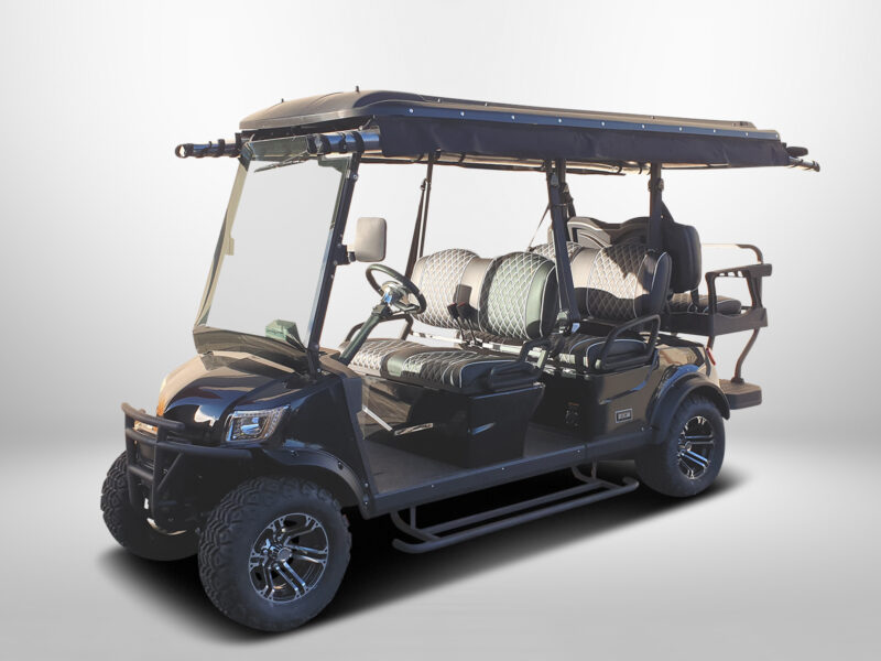 Masinuta electrica pentru Golf ICOCAR Ranger 4+2 3.0, 6 locuri cu bancheta spate rabatabila