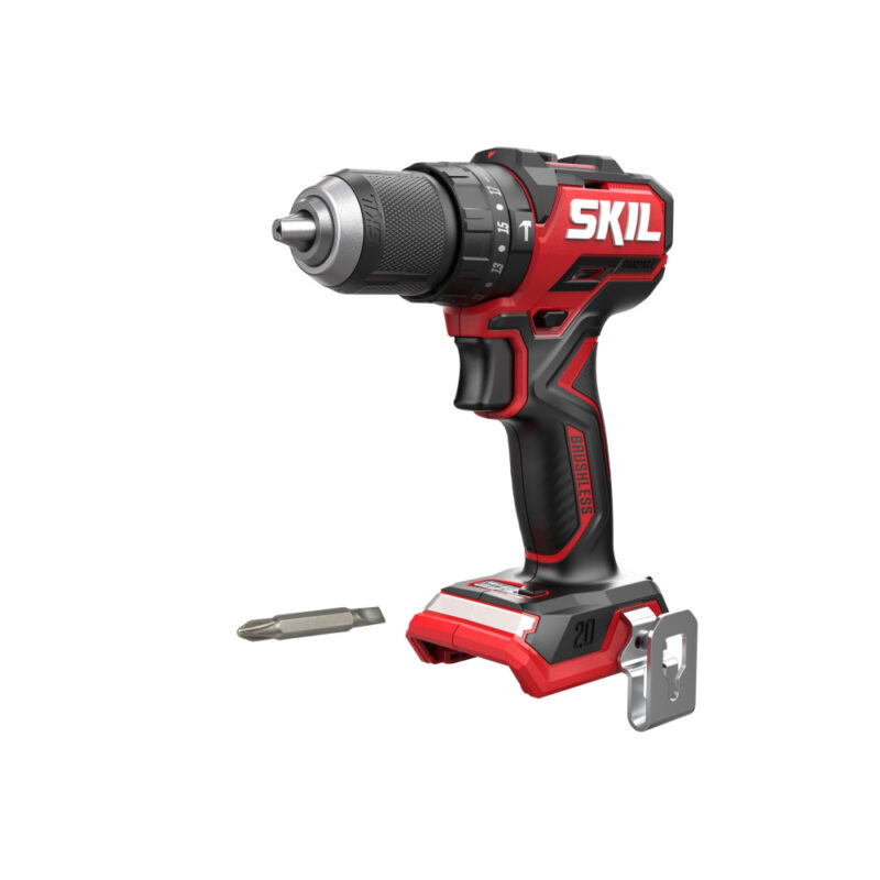 SKIL 3075 CA masina de gaurit cu percutie, compact Brushless, doua viteze, 0-500/0-1800/min, cuplu maxim 60 nm, doar corpul