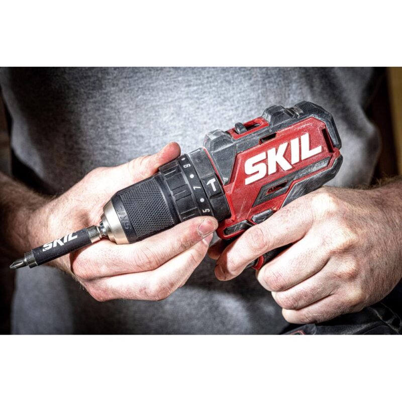 SKIL 3075 CA masina de gaurit cu percutie, compact Brushless, doua viteze, 0-500/0-1800/min, cuplu maxim 60 nm, doar corpul