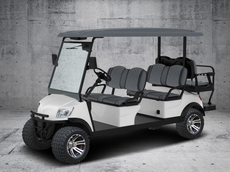 Masinuta electrica pentru Golf ICOCAR Ranger 4+2 3.0, 6 locuri cu bancheta spate rabatabila