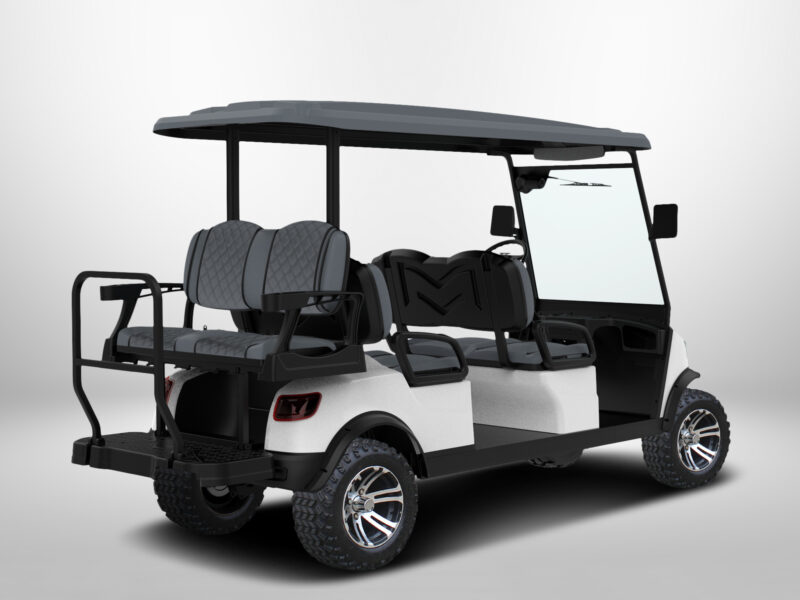 Masinuta electrica pentru Golf ICOCAR Ranger 4+2 3.0, 6 locuri cu bancheta spate rabatabila