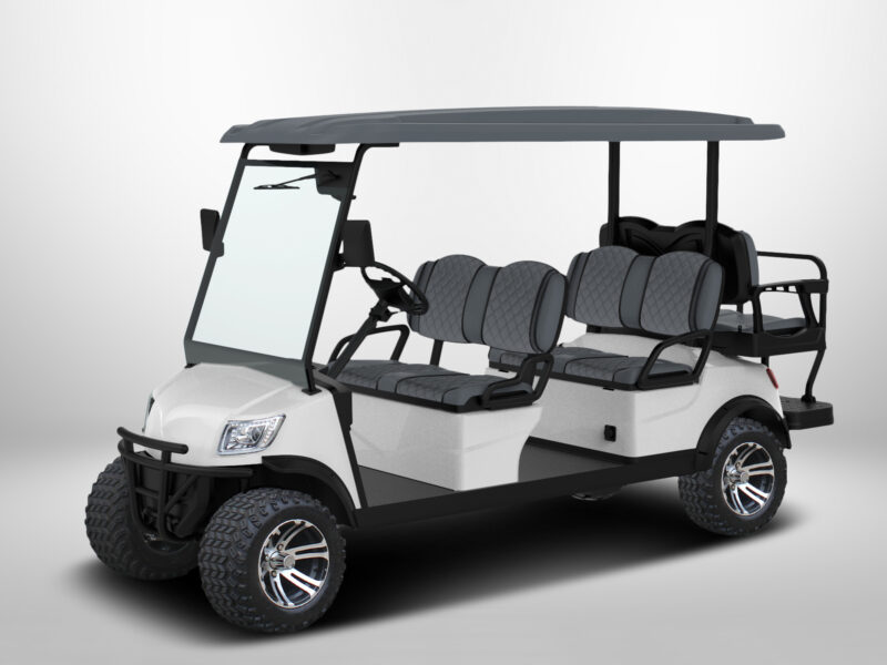 Masinuta electrica pentru Golf ICOCAR Ranger 4+2 3.0, 6 locuri cu bancheta spate rabatabila