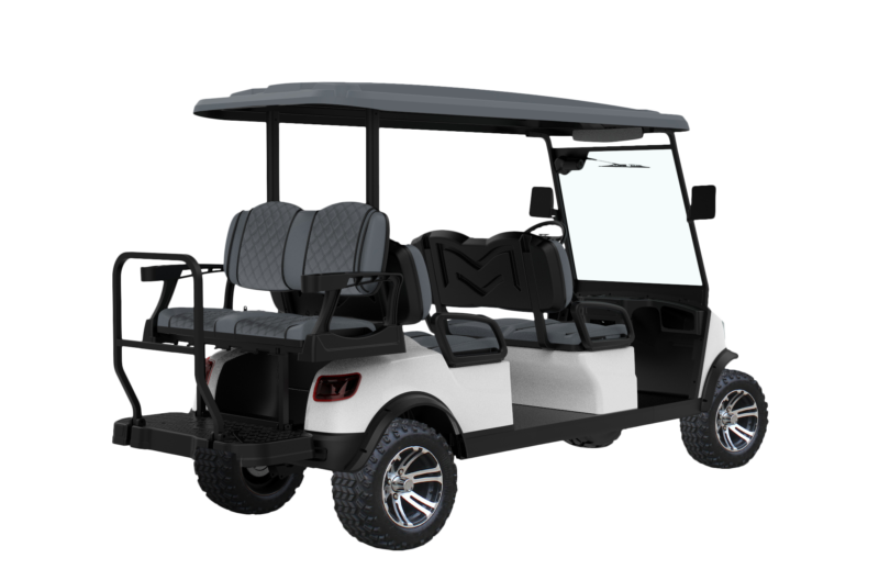 Masinuta electrica pentru Golf ICOCAR Ranger 4+2 3.0, 6 locuri cu bancheta spate rabatabila