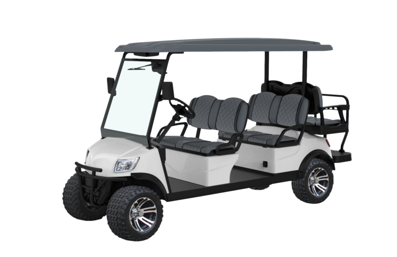 Masinuta electrica pentru Golf ICOCAR Ranger 4+2 3.0, 6 locuri cu bancheta spate rabatabila