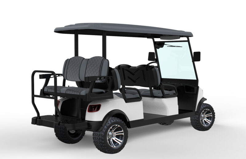 Masinuta electrica pentru Golf ICOCAR Ranger 4+2 3.0, 6 locuri cu bancheta spate rabatabila