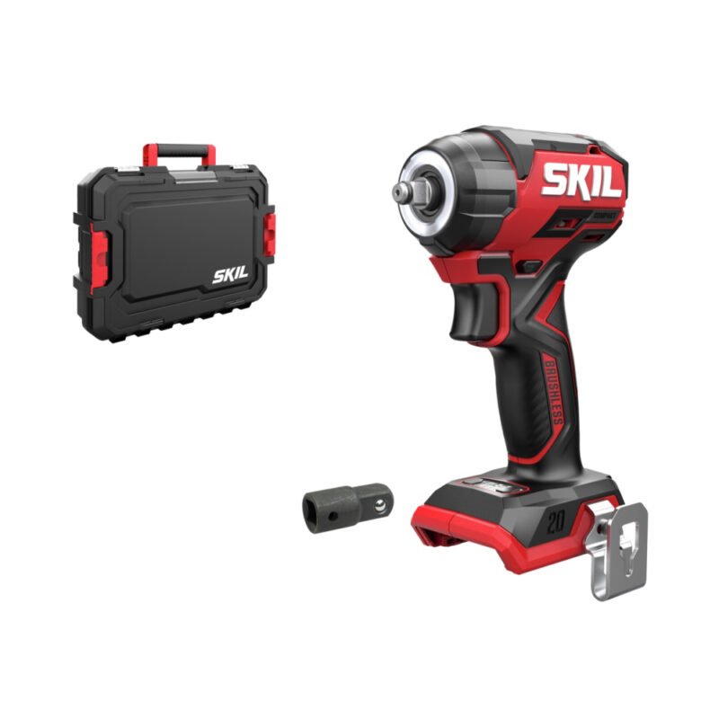 SD1E3265JA 1 01271530 - SKIL 3265 JA cheie de impact cu acumulator, compact Brushless, cuplu maxim 250 nm, cu adaptor hexagonal 3/8" - 1/2", geanta de transport, doar corpul - SOLGARDEN