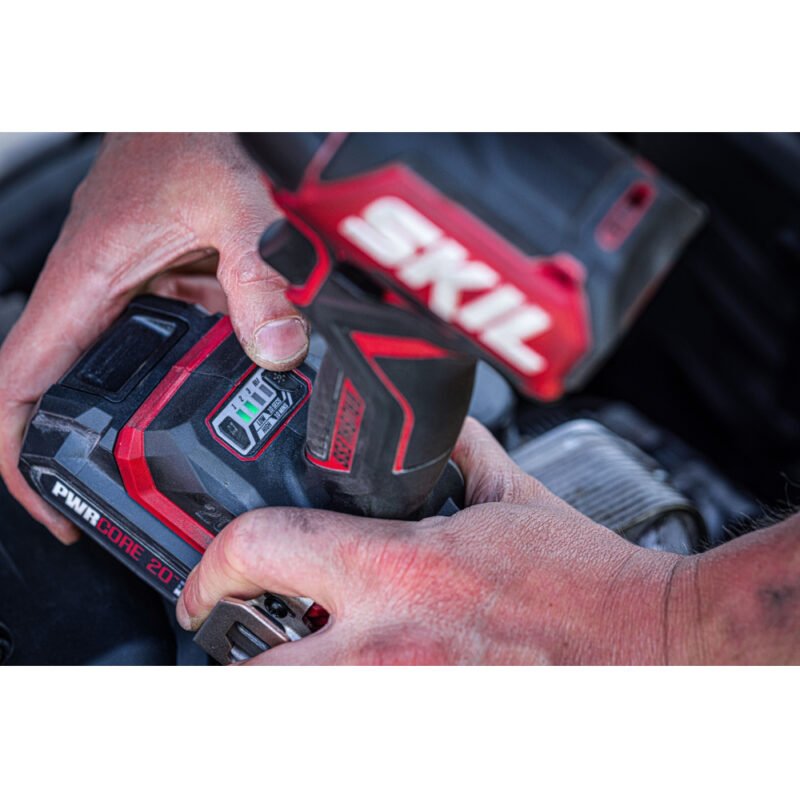 SD1E3265JA 7 01271530 - SKIL 3265 JA cheie de impact cu acumulator, compact Brushless, cuplu maxim 250 nm, cu adaptor hexagonal 3/8" - 1/2", geanta de transport, doar corpul - SOLGARDEN