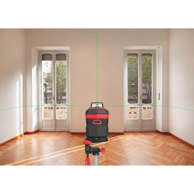 skil MT1E1961DA 2 - SKIL 1961 DA Nivela laser cu linie n cruce 360 grade, lumina verde, raza actiune 30m, Accu Li-Ion, include incarcator micro USB, trepied si geanta de transport - SOLGARDEN