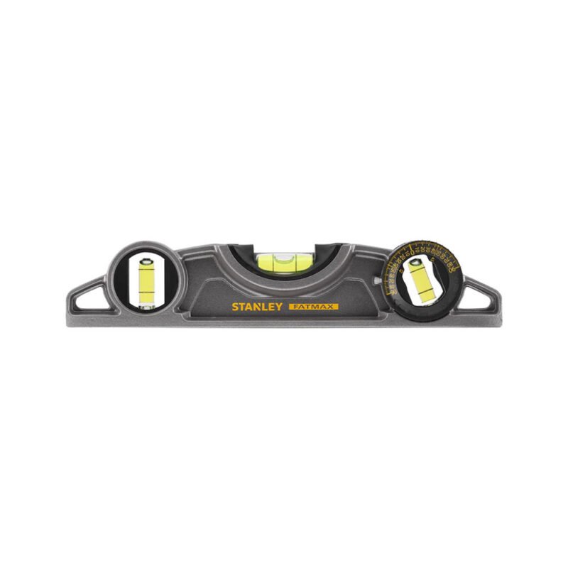 0 43 609 2 06221217 - Stanley 0-43-609, nivela magnetica fatmax pro din aluminiu, 25 cm, 3 fiole, blister - SOLGARDEN