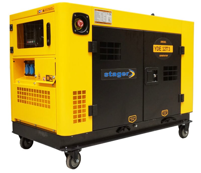 54740 2975 24507 1 scaled - Stager YDE12T3 Generator insonorizat 12kVA, 16A, 3000rpm, trifazat, diesel, pornire electrica - SOLGARDEN