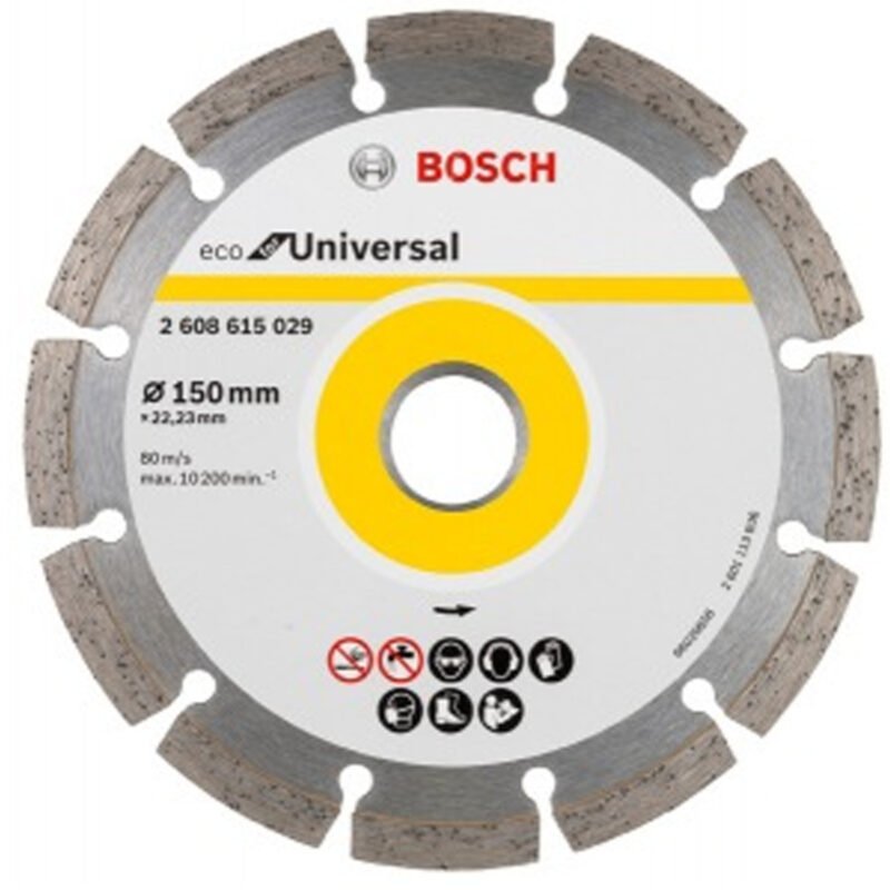 56395 9866 2608615029 - Disc diamantat ECO Universal Bosch 150x22.23x2.1mm - SOLGARDEN