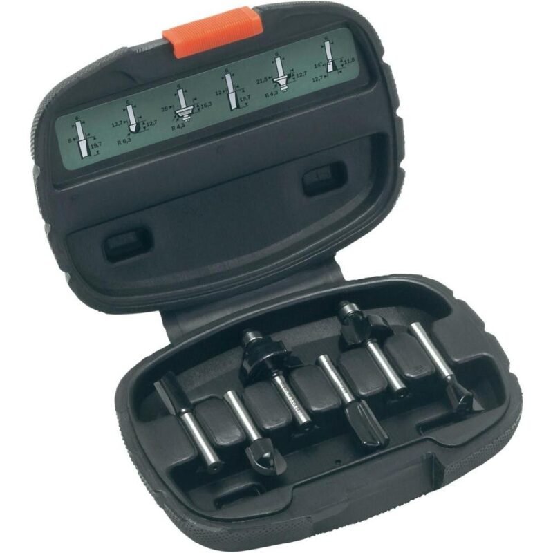 81914 3606 20897 - Set 6 freze de profilare TC, coada de 6mm Bosch - SOLGARDEN