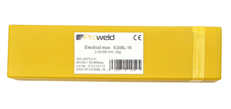 84852 9180 455203081620P2 - electrod inox, 2.0x300mm, ProWELD E308L-16 tub 2kg - SOLGARDEN