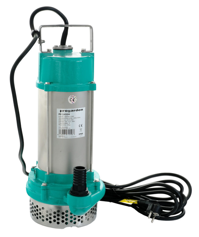 94161 15527 4570000033 - Pompa submersibila 1.25" ProGARDEN PD 1432M, 1900W, 233L/min, 34m, apa murdara - SOLGARDEN