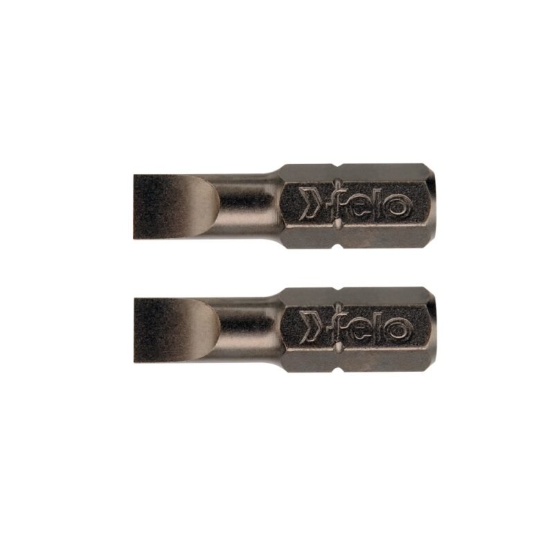 felo 02080036 1 - Set 2 biti pentru insurubare, profil drept, Felo, 8.0x1.2mm, 25mm - SOLGARDEN