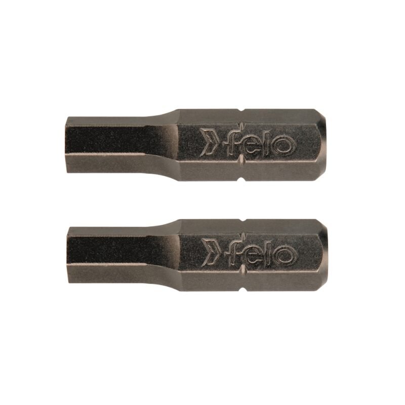 felo 02460036 1 - Set 2 biti Industriali profil HEX, Felo, C6.3, HX6.0, 25mm - SOLGARDEN