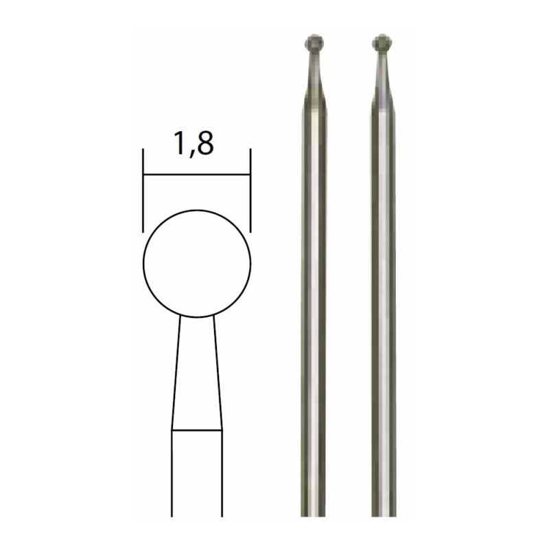 proxxon20micromot 28222 2 - Biaxuri diamantate sferice, Proxxon 28222, 1,8mm - SOLGARDEN