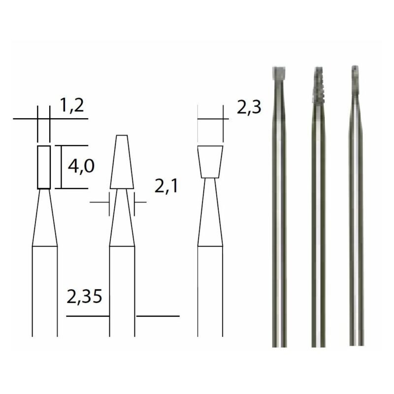 proxxon20micromot 28752 2 - Set 3 freze din Tungsten-Carbid,Proxxon 28752 - SOLGARDEN