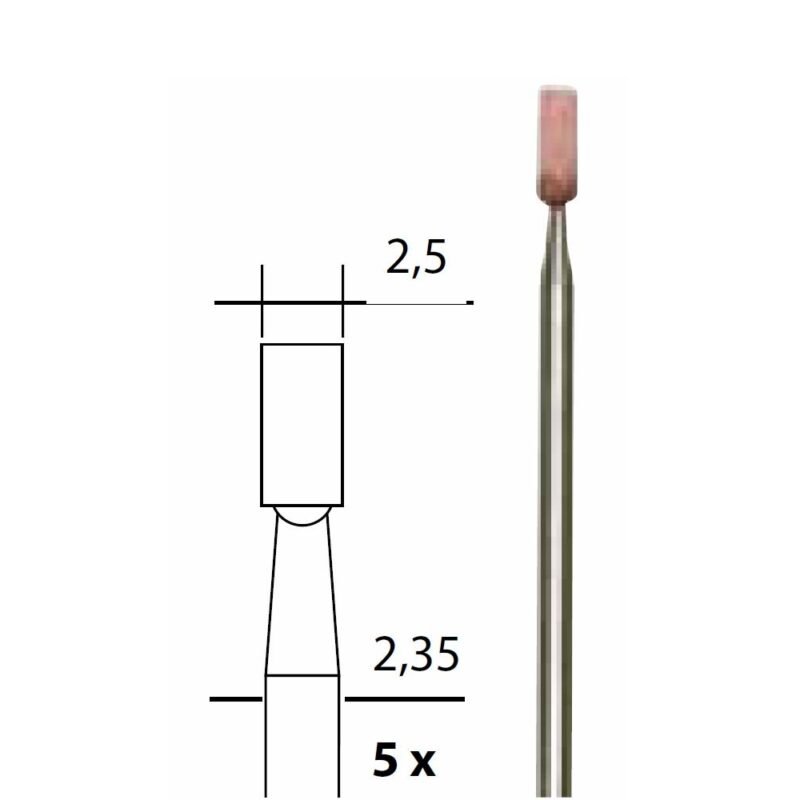 proxxon20micromot 28774 2 - Set biax-uri cilindrice, din corindon 2.50mm, Proxxon 28774 - SOLGARDEN