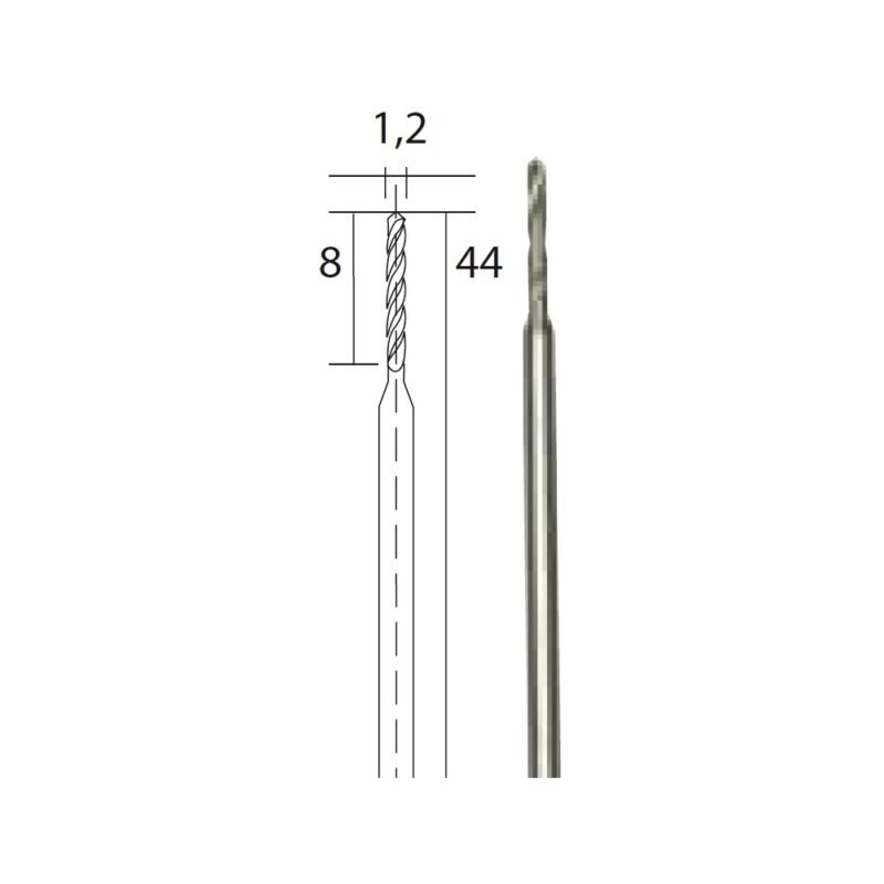 proxxon20micromot 28856 2 - Set 3 burghie HSS, 1.2mm, Proxxon 28856 - SOLGARDEN