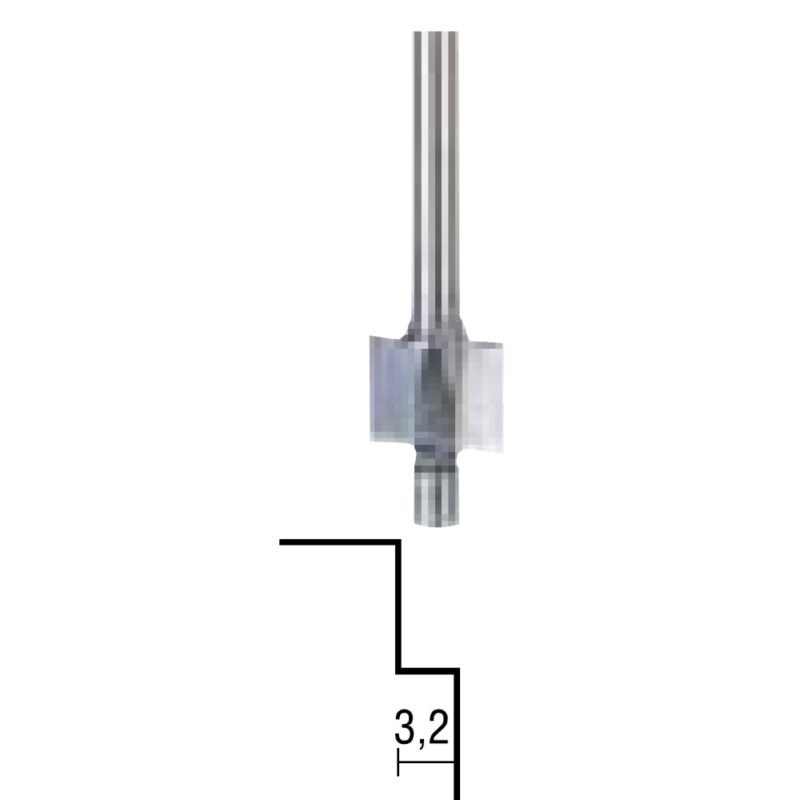 proxxon20micromot 29038 2 - Freza pentru faltuire, 3.2mm, Proxxon 29038 - SOLGARDEN