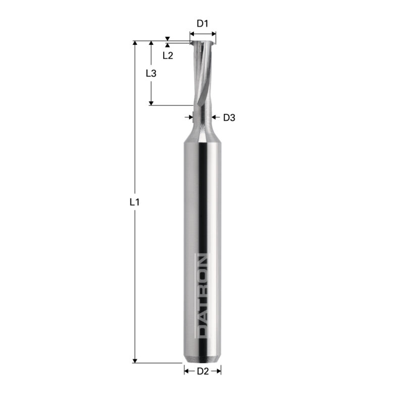 Freza cu 4 caneluri, Datron 00680120E, 8.40x10.0mm