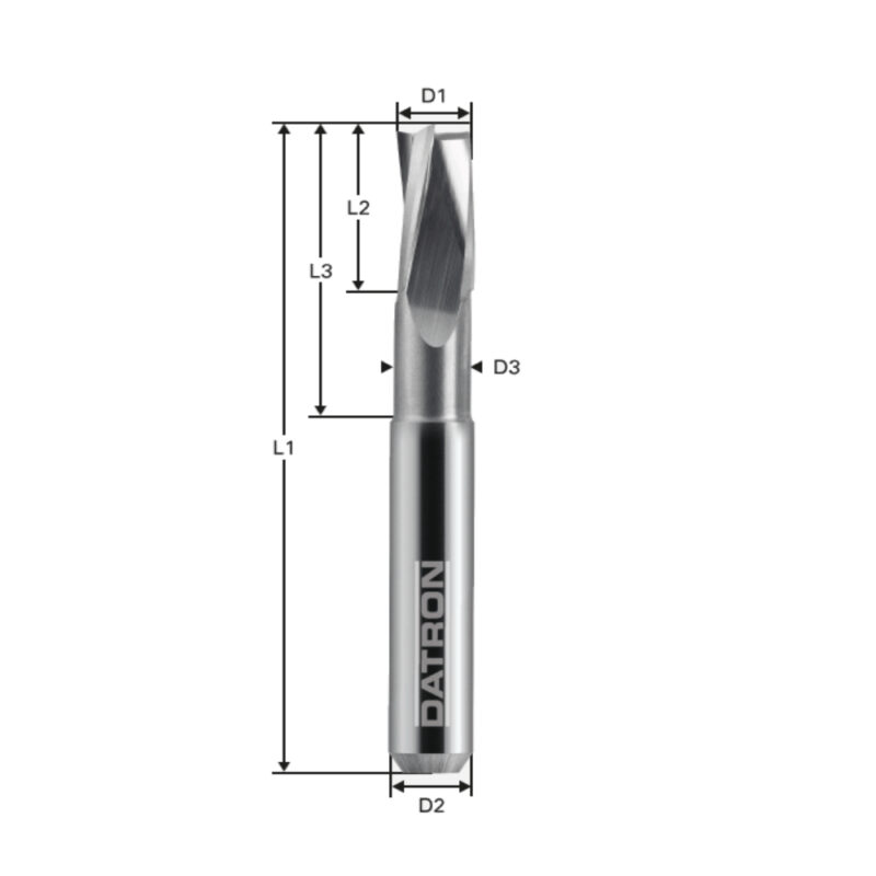 Freza cu 3 caneluri, Datron 00680560, 6.0x6.0mm