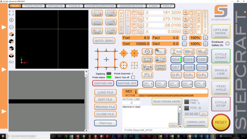 12044 2 05221615 - UCCNC software UC100 USB ptr. masinile CNC Stepcraft seria M - SOLGARDEN