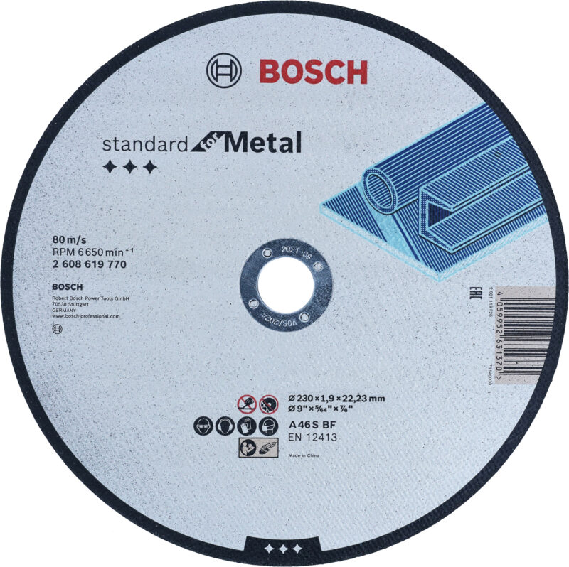 Bosch Disc taiere Standard for Metal 1.9x22.23x230mm