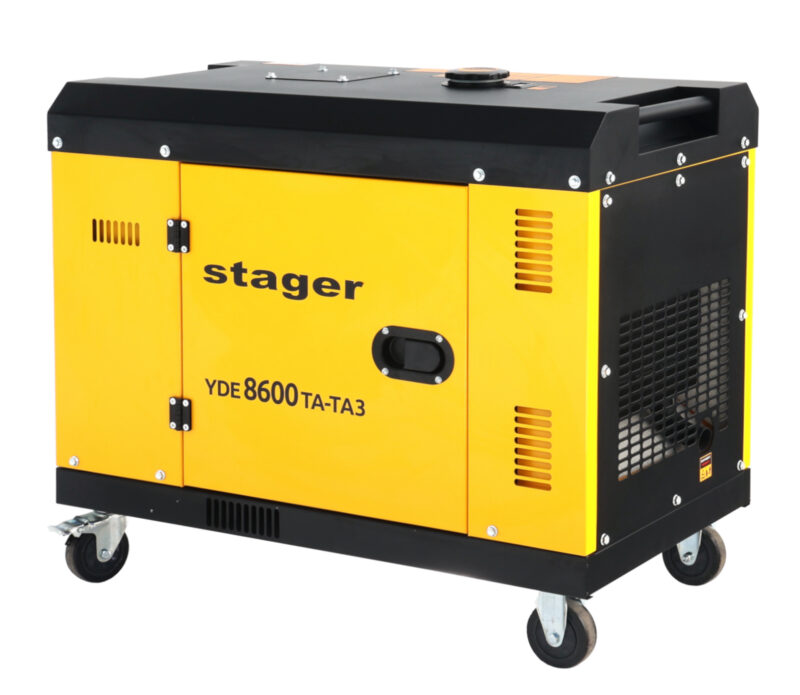 96876 18203 1158000002 1 - Stager YDE8600TA-TA3 Generator insonorizat 7.5kVA, 3000rpm, dual, diesel, pornire electrica - SOLGARDEN