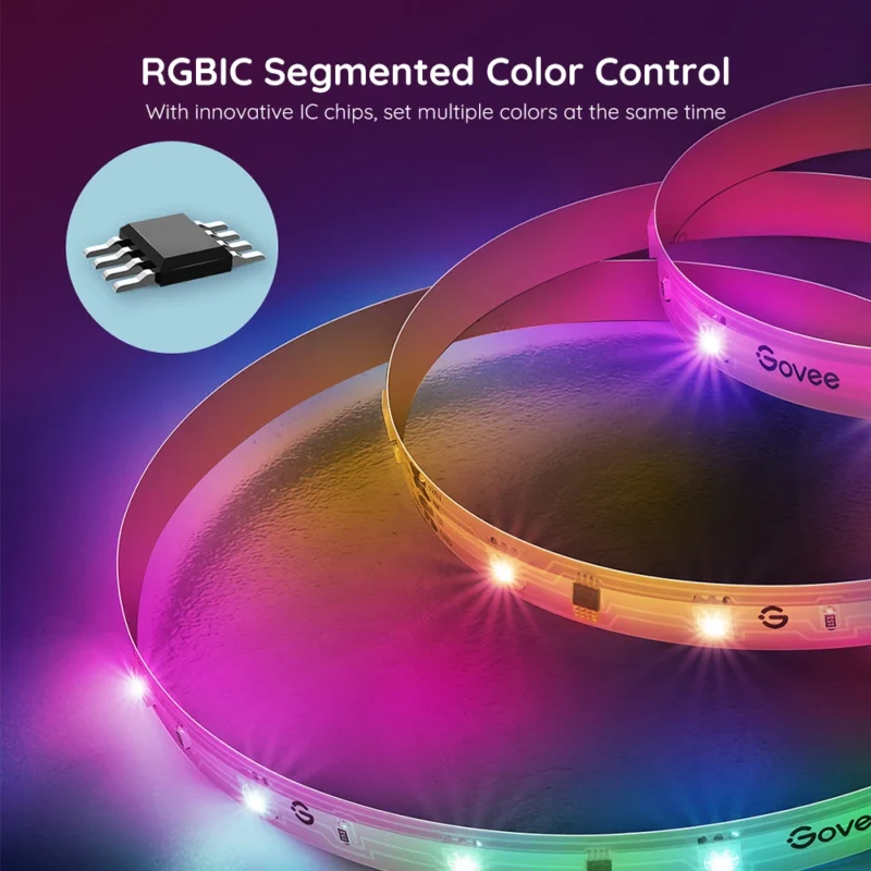 banda led govee h6141 rgb sincronizare muzica wifi si bluetooth 5m telecomanda alexa google asistant copie 943 28223149 - Banda LED Govee Basic H618C RGBIC, 10m, Sincronizare Muzica, Wifi si Bluetooth, Alexa , Google Asistant - SOLGARDEN