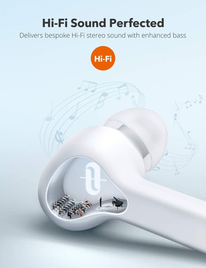 casti audio in ear taotronics tt bh53 soundliberty true wireless bluetooth 5 0 tws alb 382 3717 - Casti audio In-Ear Taotronics TT-BH53 SoundLiberty , True Wireless, Bluetooth 5.0, TWS - Alb - SOLGARDEN