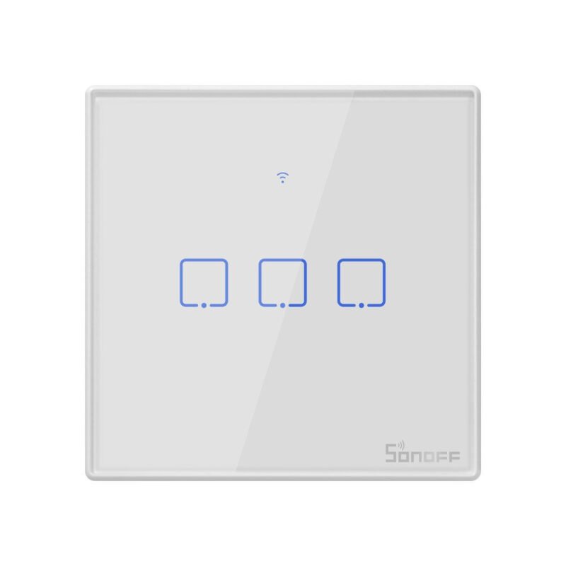 intrerupator smart cu touch wifi rf 433 sonoff t2 eu tx 2 canale copie 309 5550 - Intrerupator Smart cu Touch WiFi + RF 433 Sonoff T2 EU TX, (3 canale) - SOLGARDEN