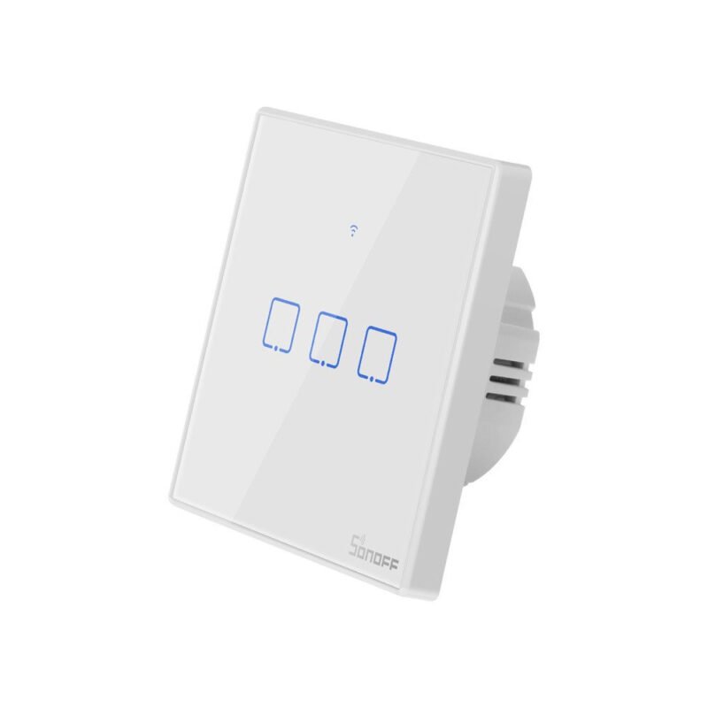 intrerupator smart cu touch wifi rf 433 sonoff t2 eu tx 2 canale copie 309 7019 - Intrerupator Smart cu Touch WiFi + RF 433 Sonoff T2 EU TX, (3 canale) - SOLGARDEN