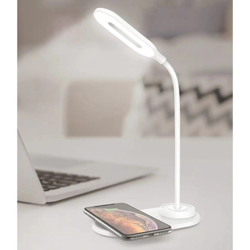 lampa led de birou home dk h12 incarcator wireless 3 moduri control touch usb c 6w 306110 - Lampa LED de birou Home DK-H12, Incarcator wireless, 3 moduri, control touch, USB-C, 6W - SOLGARDEN