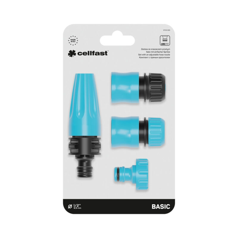 Set duza reglabila Cellfast BASIC, conector 1 2   - 5 8