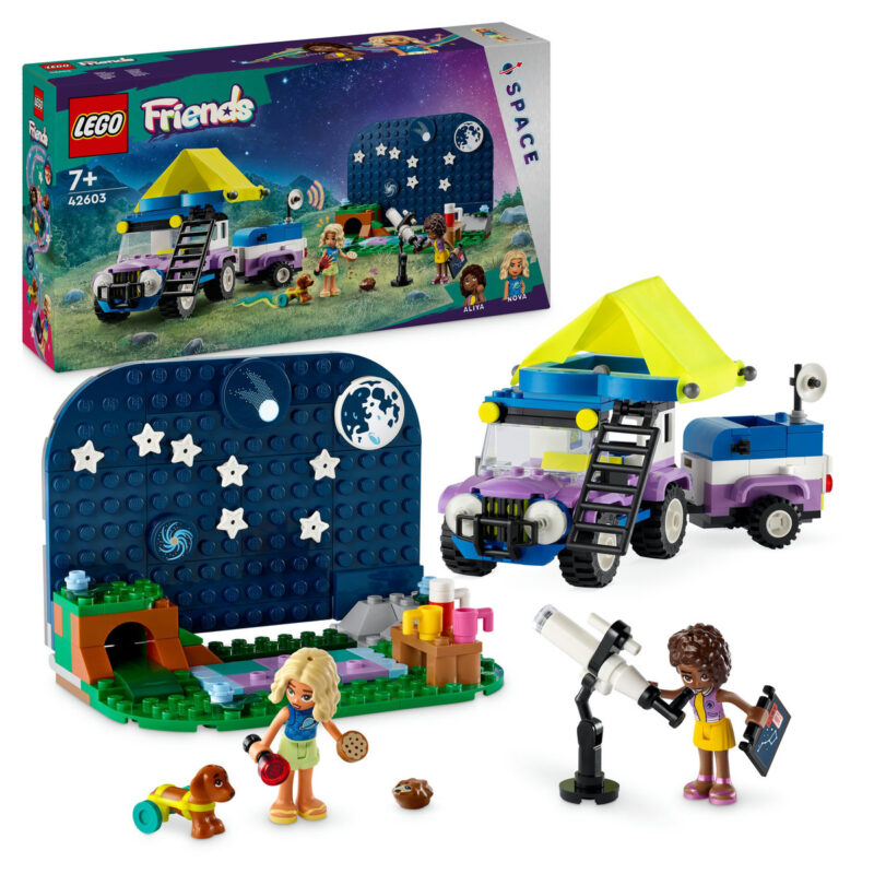 42603 lego friends - Vehicul de camping pentru observarea stelelor 42603, LEGO Friends - SOLGARDEN