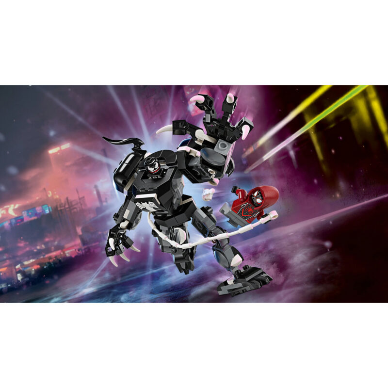 Armura de robot a lui Venom vs Miles Morales 76276, LEGO Marvel Super Heroes