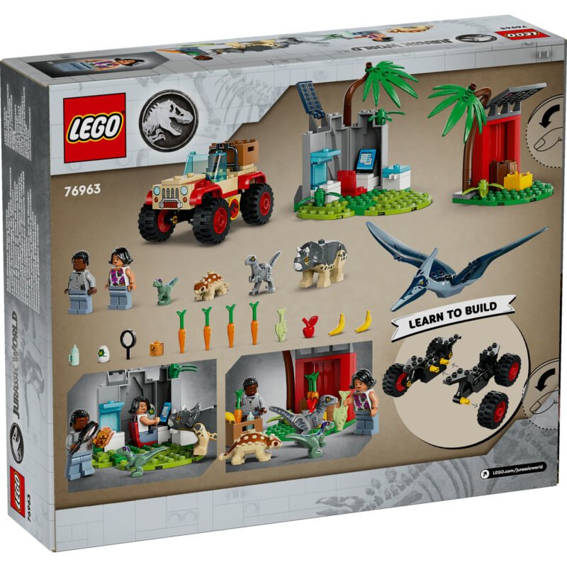 76963 lego jurassic world 2 - Centrul de salvare al puilor de dinozaur 76963, LEGO Jurassic World - SOLGARDEN