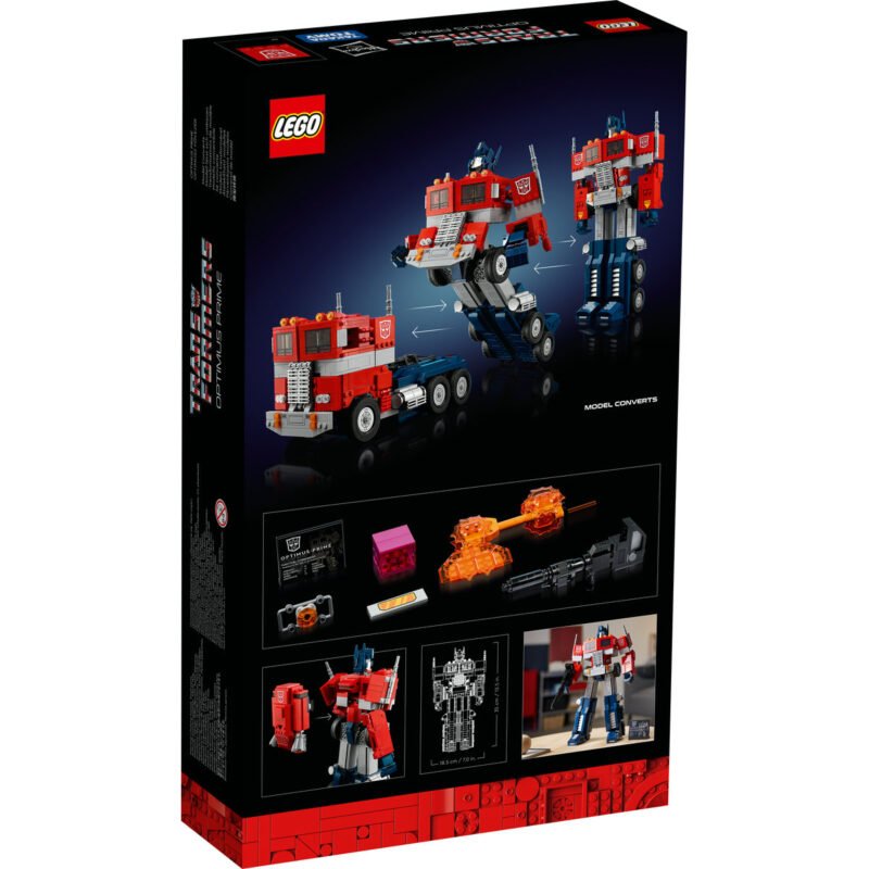 lego 10302 icons 2 - Transformers: Optimus Prime 10302, LEGO Icons (Creator Expert) - SOLGARDEN