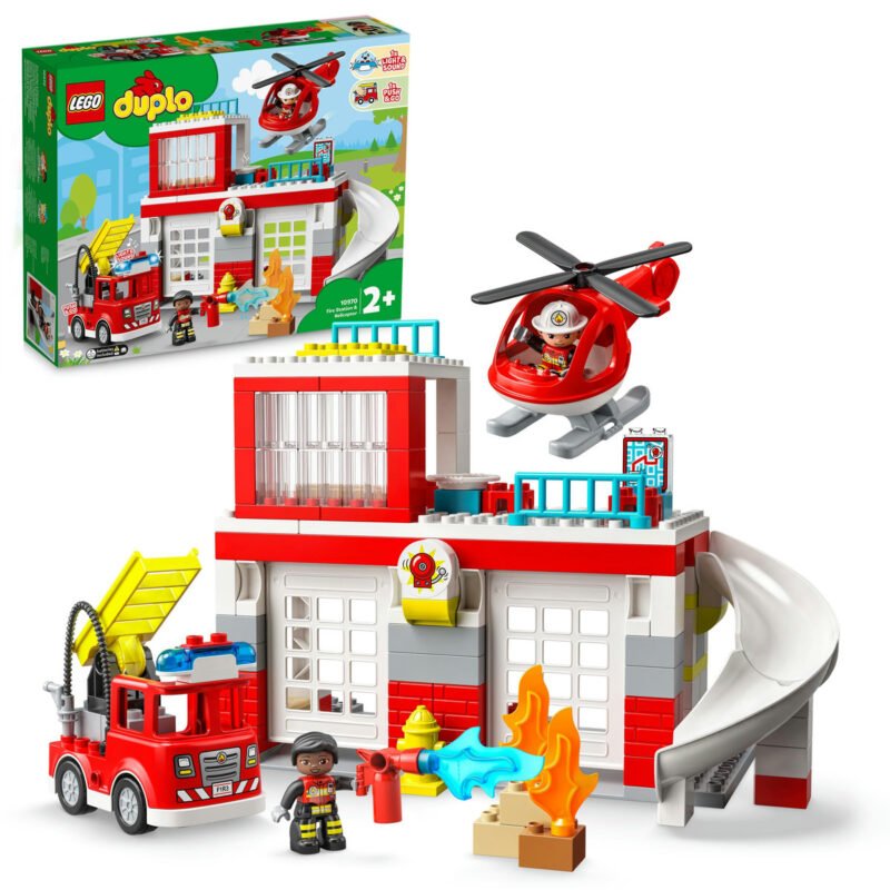 lego 10970 duplo - Statie de Pompieri si elicopter 10970, LEGO DUPLO - SOLGARDEN