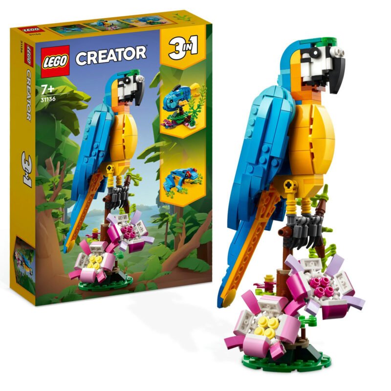 lego 31136 creator - Papagal exotic 31136, LEGO Creator - SOLGARDEN