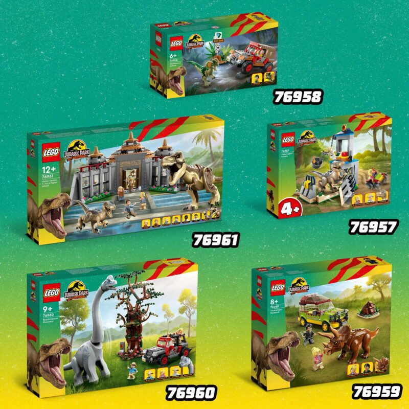 lego 76958 jurassic world 9 - Ambuscada dinozaurului Dilophosaurus 76958, LEGO Jurassic World - SOLGARDEN