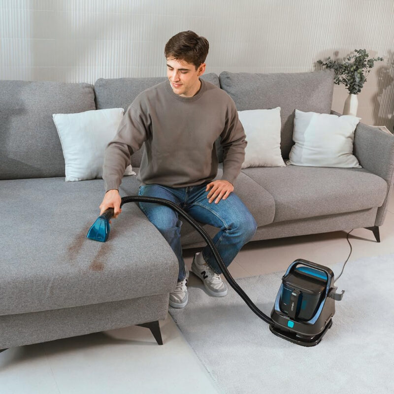 Aspirator cu spalare Cecotec Conga 5000 CarpetSpot Clean XX, 650W, putere aspirare 12kpa, rezervor apa detergent, rezervor apa murdara, curatare covoare, tapiterie, saltele, pulverizare